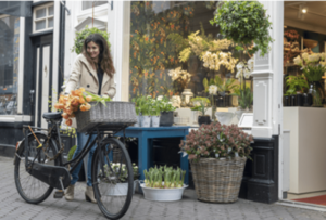 concrete-bollards-cyclist-buy-flowers-min
