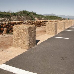 500 Cube Concrete Bollards