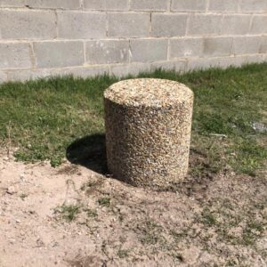 Round 350 Concrete Bollards