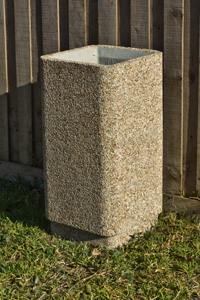 Square 400 Concrete Bin