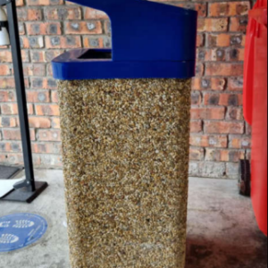 Square 405 with Canopy Concrete Bin